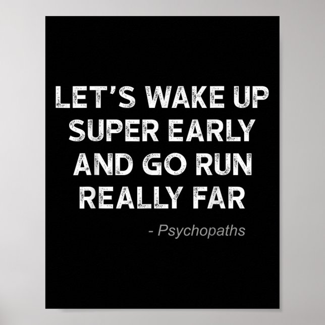 Running Quotes For Distance Runners Running Team I Poster (Framsidan)