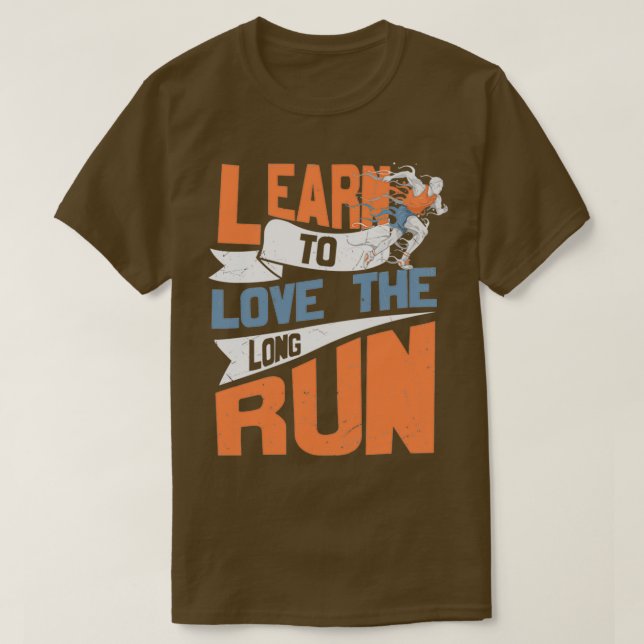 Running Runner Marathon Sport Fitness Jogger T Shirt (Design framsida)