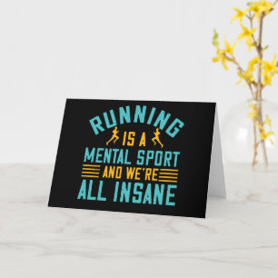 Running - Running är en mental sport Kort