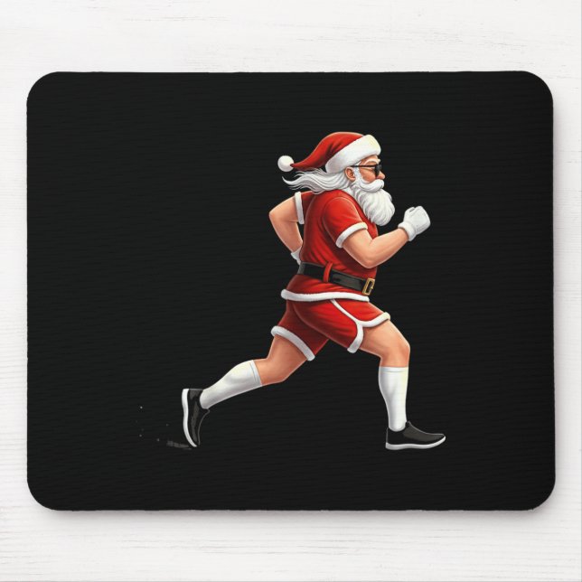Running Santa Christmas Graphic Runner Run Maratho Musmatta (Framsidan)