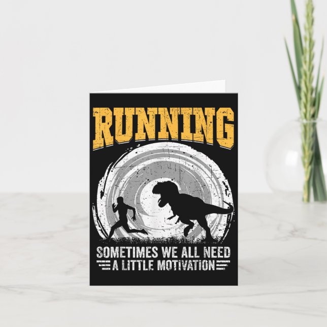 Running Sometimes We All Need A Little Motivation  Kort (Framsida)