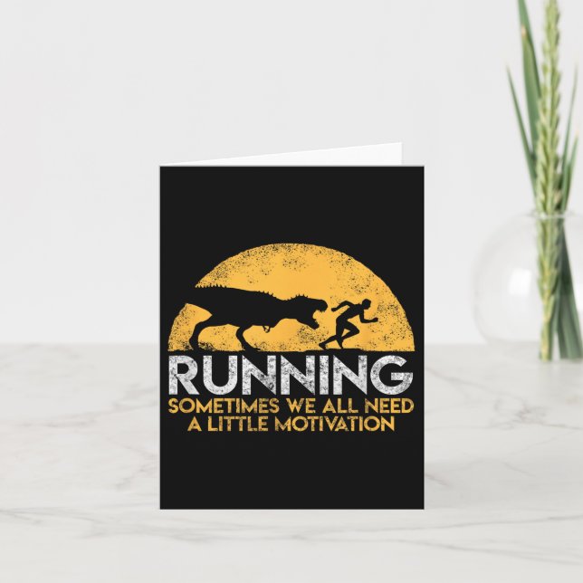 Running Sometimes We All Need A Little Motivation  Kort (Framsida)
