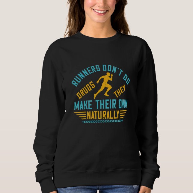 Running - Springerna tillverkar sina egna droger T Shirt (Framsida)