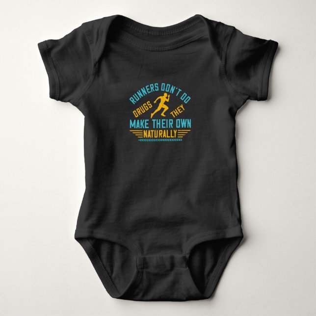 Running - Springerna tillverkar sina egna droger T Shirt (Framsida)