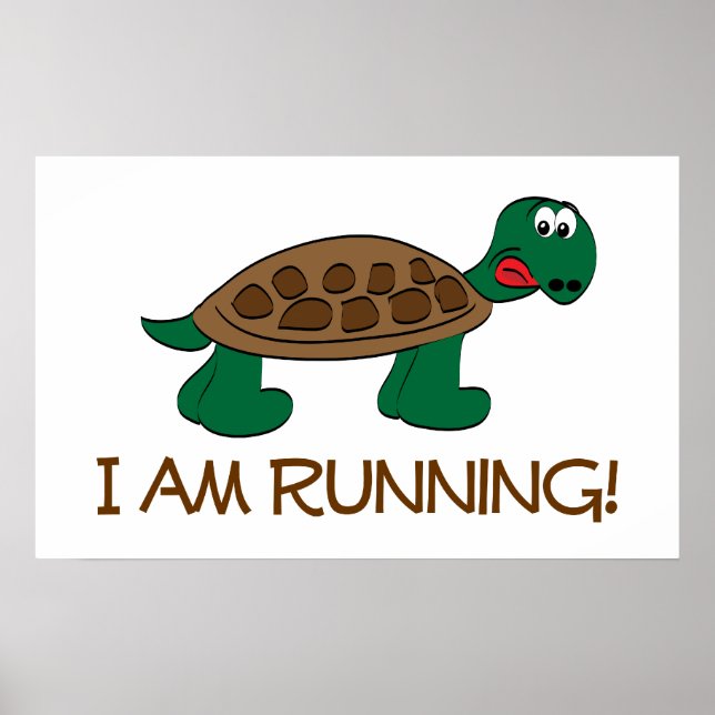 Running Tortoise Poster (Framsidan)