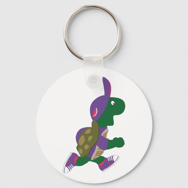 Running Turtle Nyckelring (Framsida)