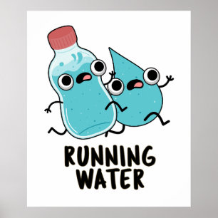 Running Vatten Funny Vatten Pun Poster