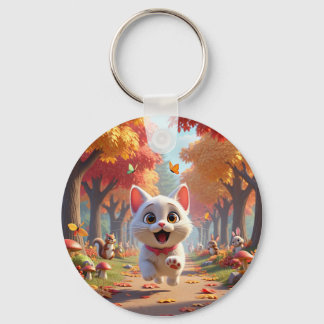 Running Wild: The Forest Cat Tote, wild spirit Nyckelring