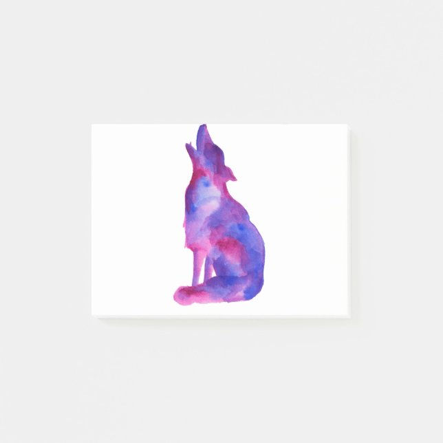 Running with the wolves post-it block (Framsida)