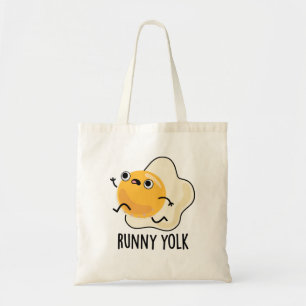 Runny Yolk Funny Food Egg Pun Tygkasse