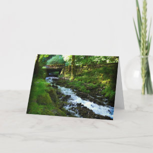 Runoff from Wahkeena Falls, Oregon Kort