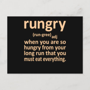 Runphic Definition Halva Marathon Springer Running Vykort