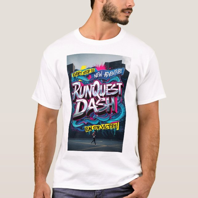 RunQuest Dash Urban Spirit T Shirt (Framsida)