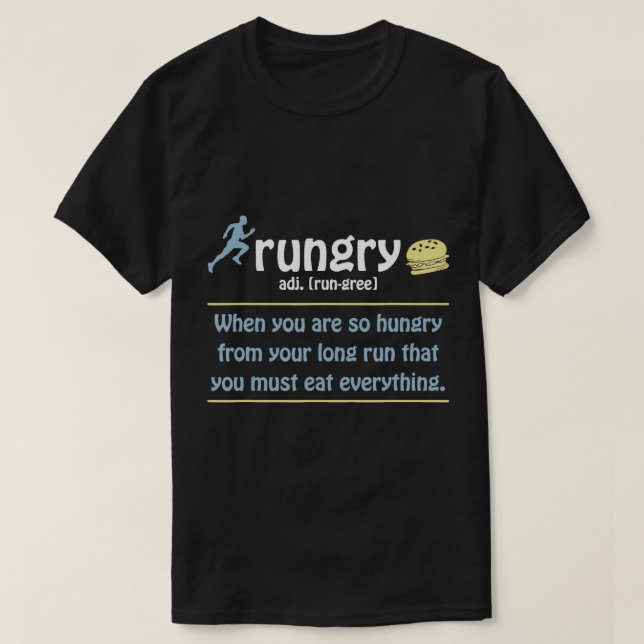 Runrik Definition Funny Springer Marathon Quote Kä T Shirt (Design framsida)
