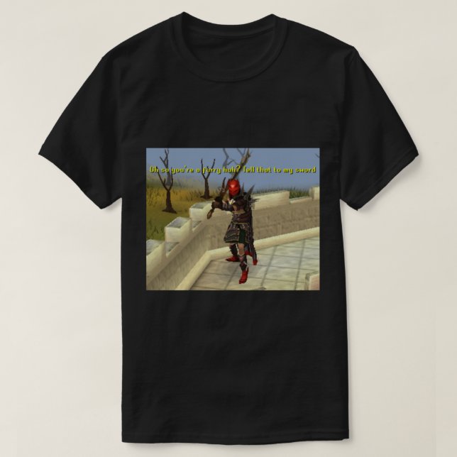 Runscape Long  T Shirt (Design framsida)