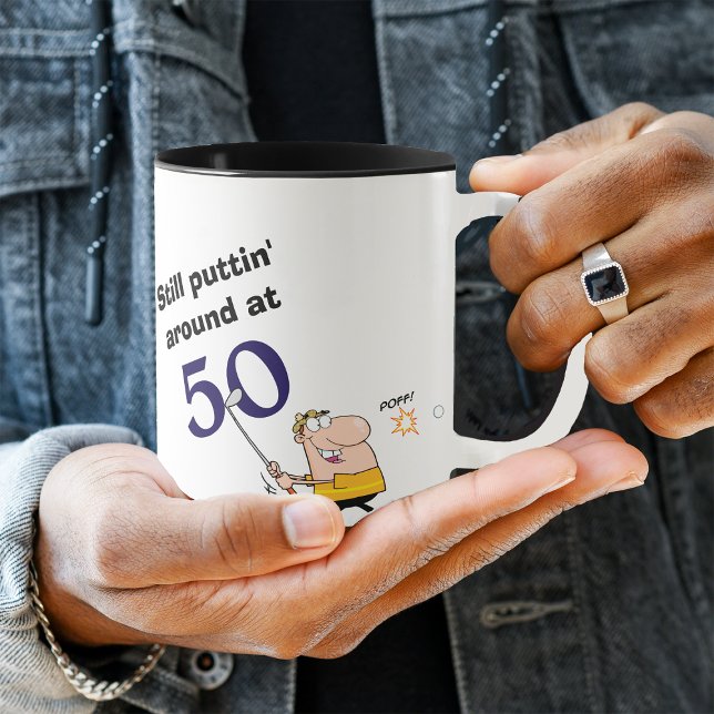 Runt 50 Golf Mugg (Skapare uppladdad)