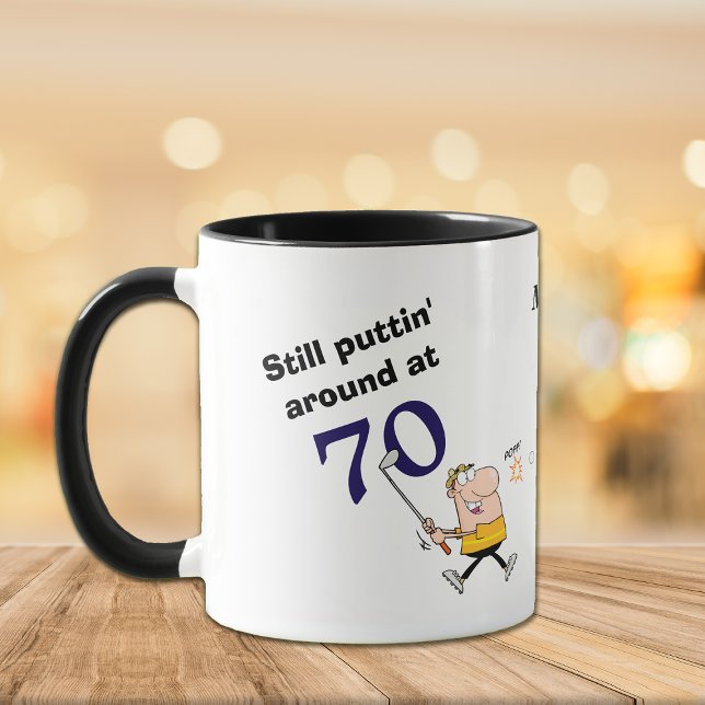 Runt 70 Golf Mugg (Skapare uppladdad)