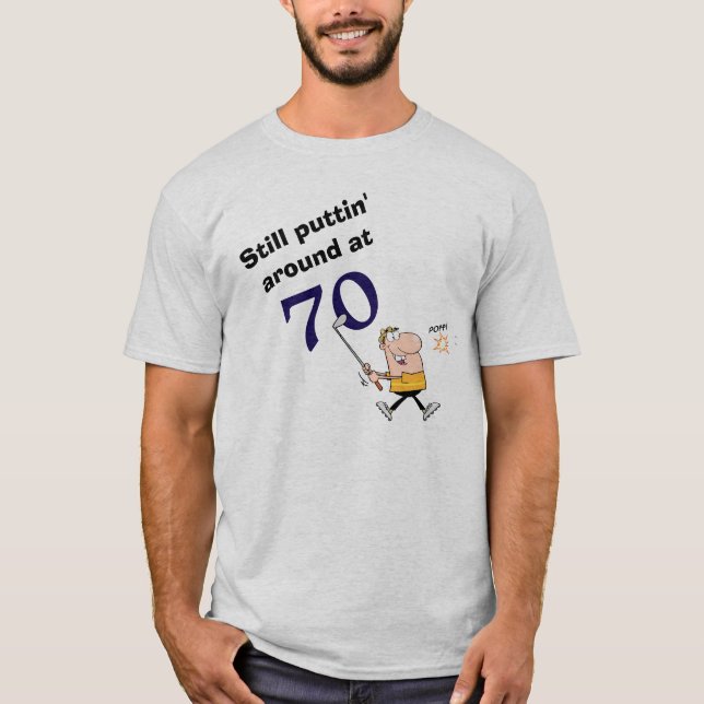 Runt 70 Golf Tee Shirt (Framsida)