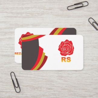 Runt affärskort visitkort