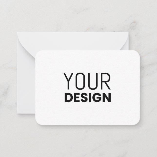 Runt anteckningskort [multistorlekar] (Framsida)