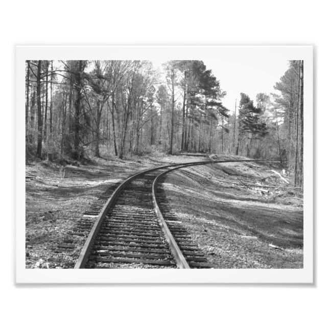 Runt böjningen fototryck (Framsidan)