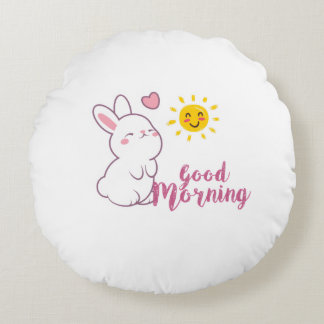 runt dekorativ kudde