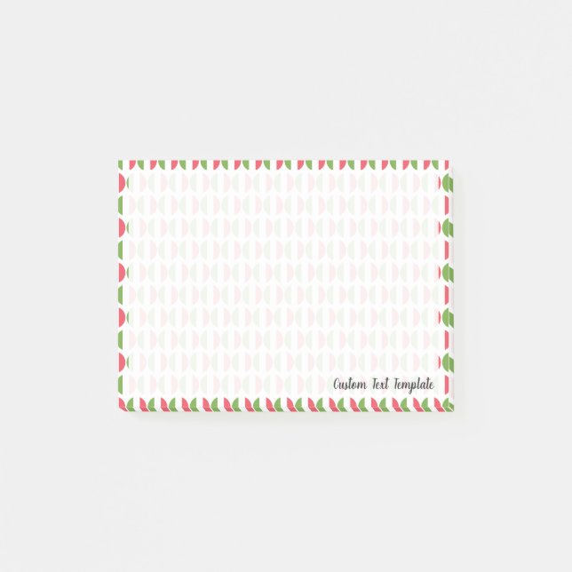 Runt Flaggor i Italien Post-it Block (Framsida)