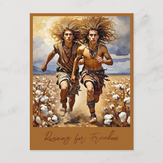 " RUNT FRIHET " VYKORT (Framsida)