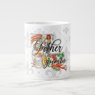 Runt Gumbo Louisiana Cajun-kaffe Mugg Jumbo Mugg