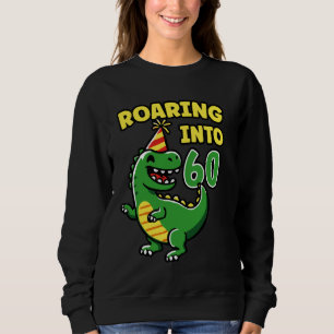 Runt in i 60 Dino 60:e Födelsedagsfesten 60 år T Shirt