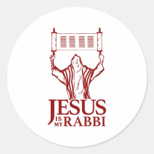 Runt Jesus är min sabbi. Klistermärke