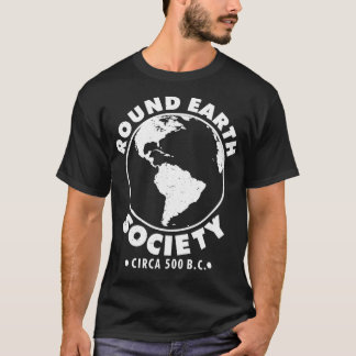 Runt jordsamhälle - roliga ord om gåva t shirt