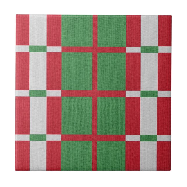 Runt julkeramiskt plattor kakelplatta (Framsidan)