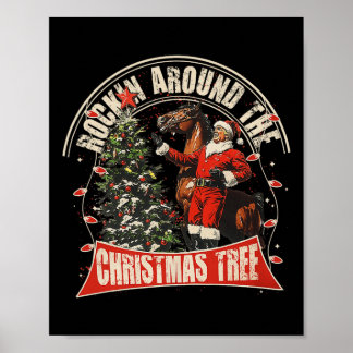 Runt jultomten Cowboytrumpen vi Poster