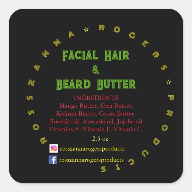 Runt klistermärke (Framsida)