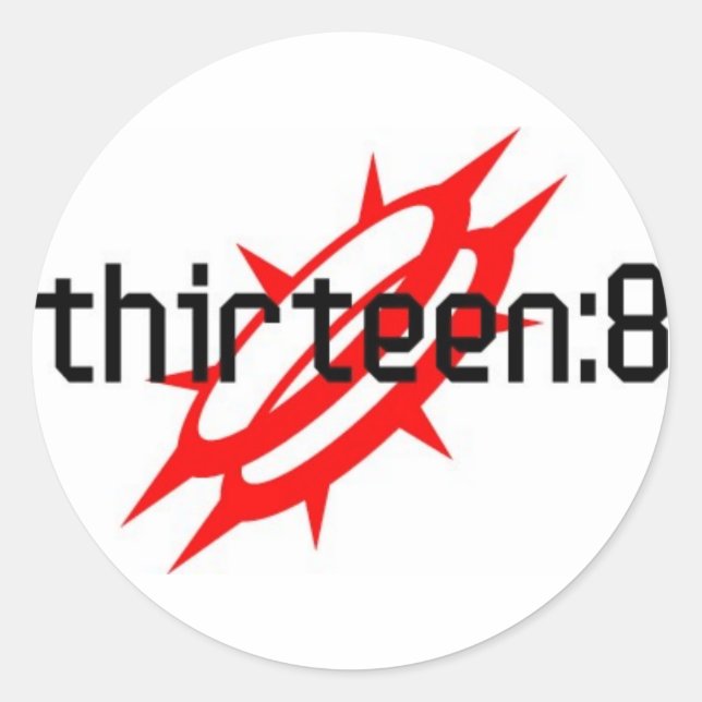 Runt klistermärke (Framsida)