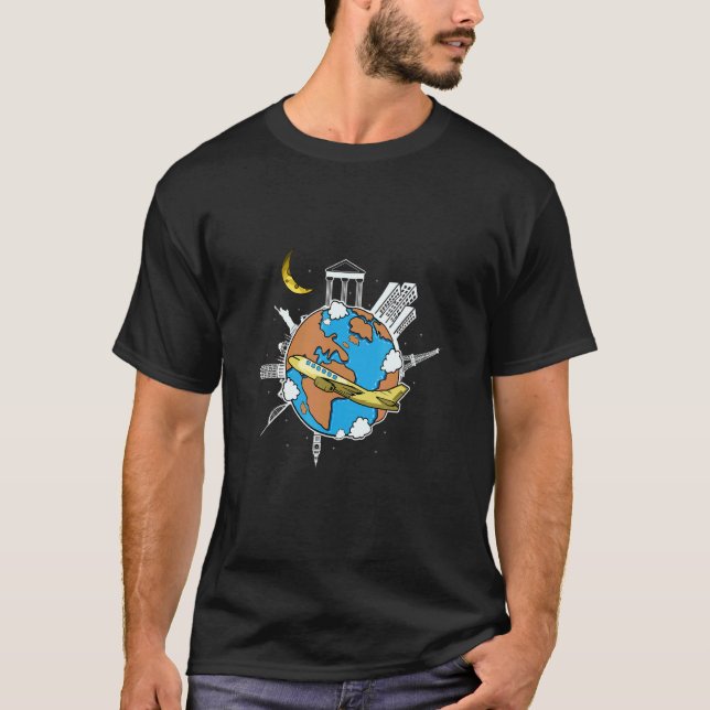 Runt lobe-piloten t shirt (Framsida)