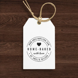 Runt, modigt, hembakat med Kärlek hjärta Självfärgande Stämpel