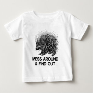  RUNT OCH SÖK UT PORCUPINE T-Shirt