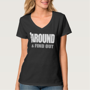 Runt och ta reda på t shirt