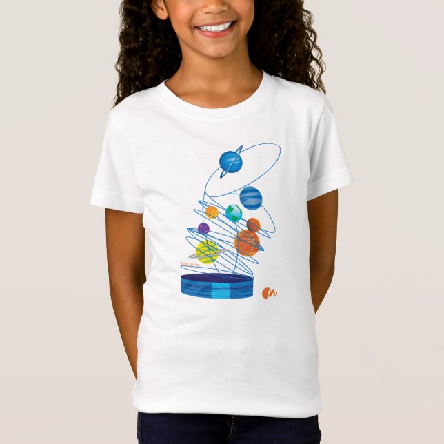 Runt om universum tee shirt (Framsida)