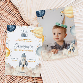 Runt Resa vid Sol-Födelsedagsfesten Inbjudningar