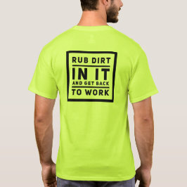 Runt smuts i den t shirt