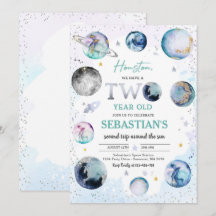 Runt Sol vid rymdens Födelsedagsfest andra Resa