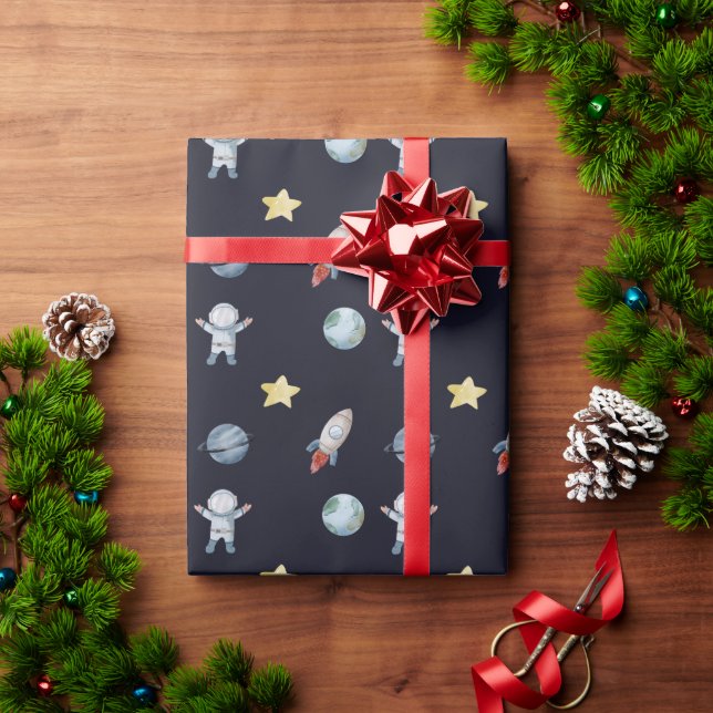 Runt Sol vid rymdens Födelsedagsfest i första Resa Presentpapper (Julgåva)