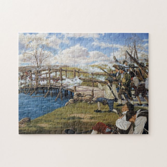 "Runt världsslaget i Concord" Pussel (Horisontell)