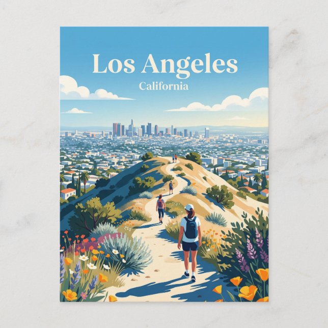 Runyon Canyon Park Kalifornien Vykort (Framsida)