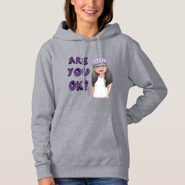 RUOK-Lotus mjuk lila T Shirt (Framsida)