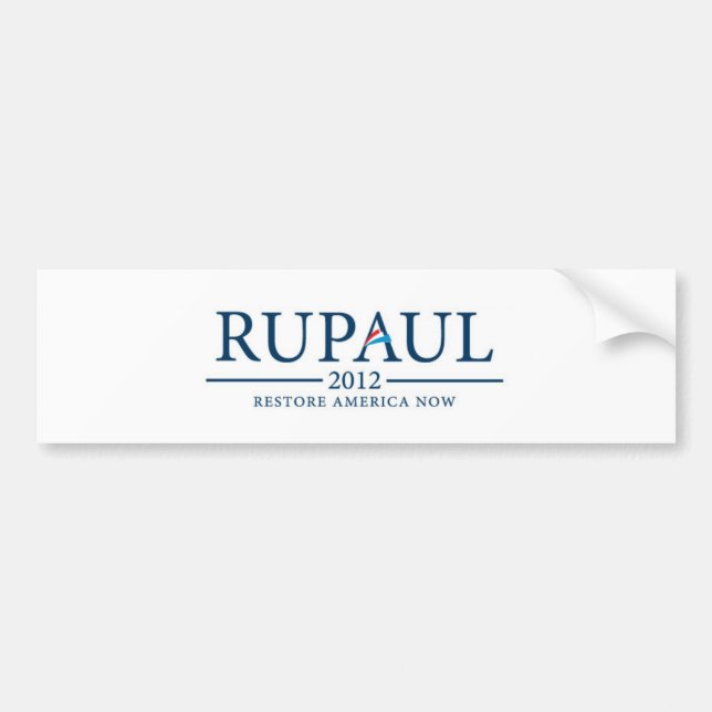 RuPaul 2012 Bildekal (Framsidan)