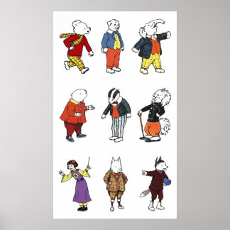 Rupert Bear och Friends Poster